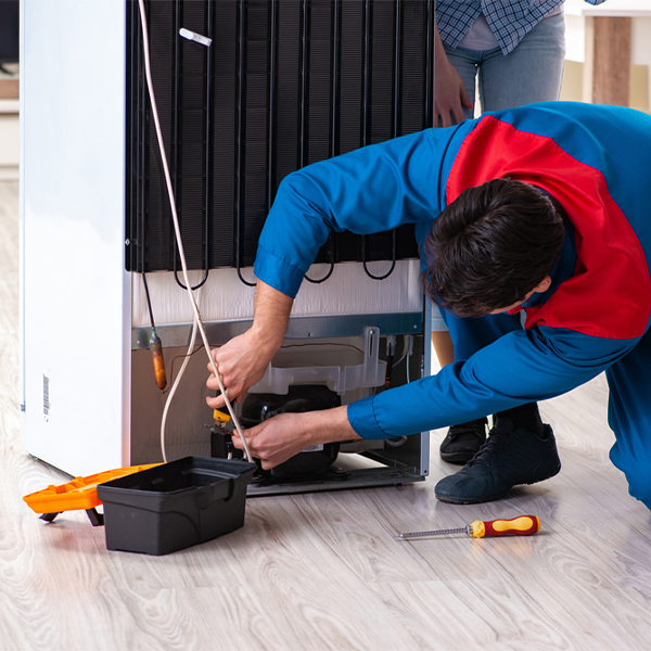 how much do you charge for refrigerator repair services in Cooksville Maryland